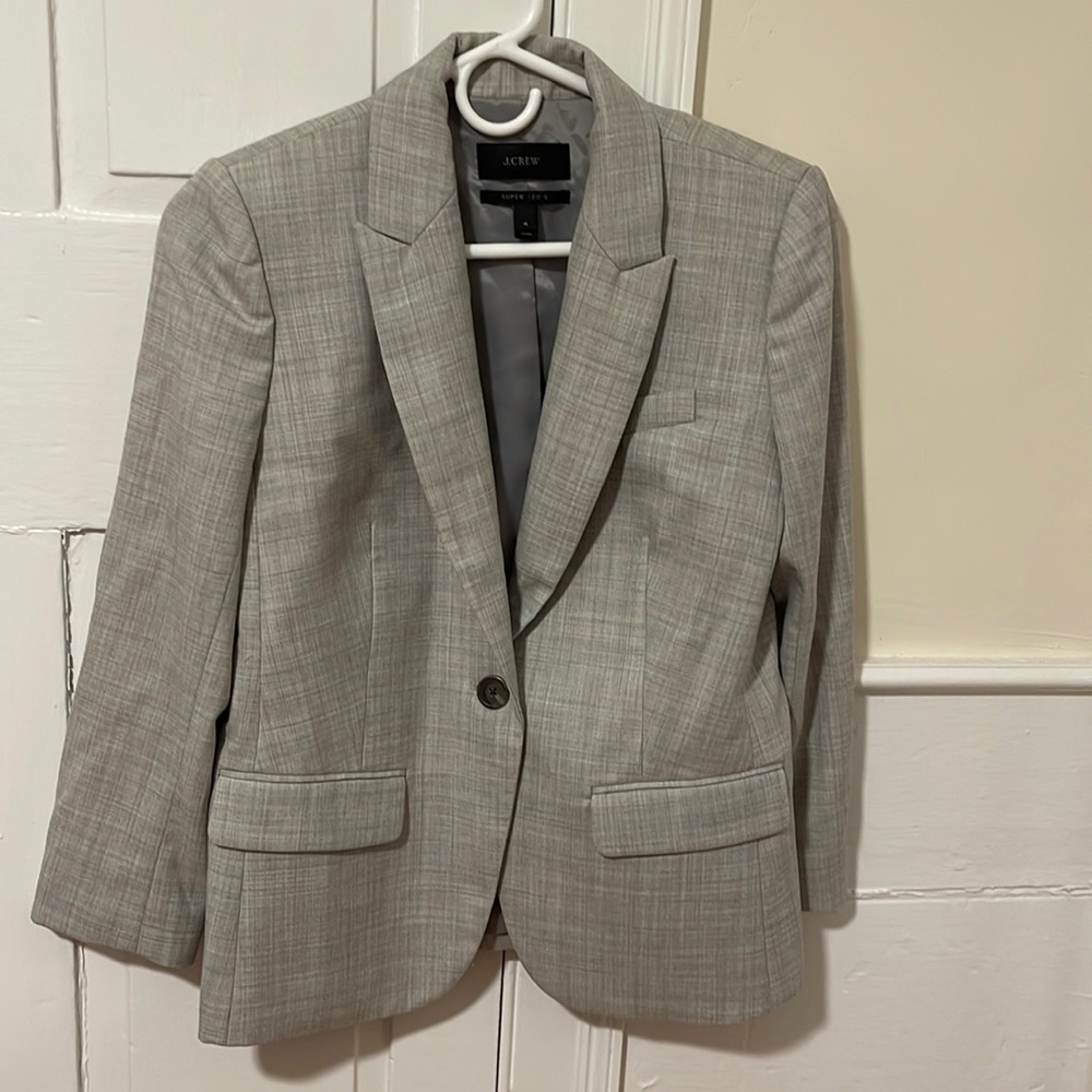 J.Crew Super 120s 3-season suit jacket blazer 4